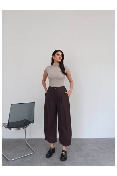 ESRAHELVACI Pleated Balloon Cut Pants