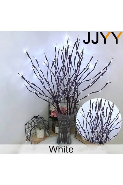 Choice White New 2024 Creative Willow Twig Branch Lights 20 LEDs Christmas De...