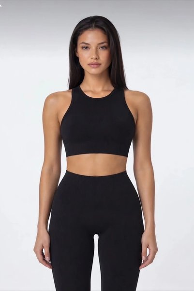 Zeia Grape Elaro Back Detailed Sports Bra