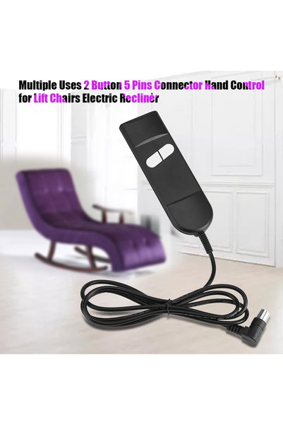 Choice Recliner Controller Chair Controller Multiple Uses 2 Button 5 Pins Con...