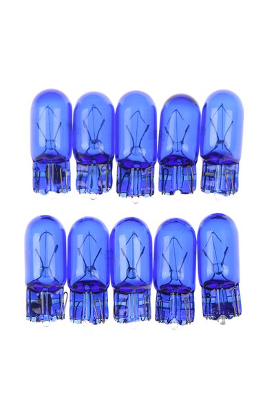 Choice 10pcs 10pcs Car T10 Halogen W5W 168 Wedges 12V 5W Xexon Signal Lamp 60...