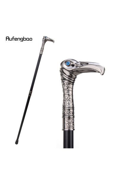 Rufengbao عصا مشي فاخرة بتصميم رأس النسر، عصا مشي زخرفية أنيقة وعصرية، عصا تن...