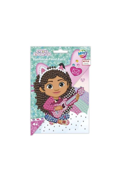 Moxy Set creativ de pictură cu diamante Felicitare, Gabby's Dollhouse