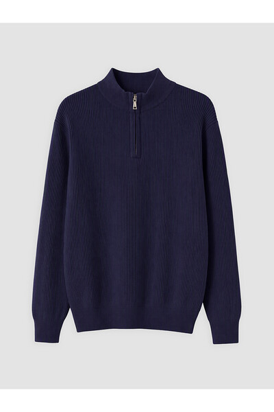 LC Waikiki Nevavm with Difference Lcwaikiki Classic Navy Blue Printed Fisherm...