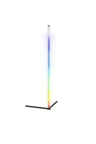 OEM Έξυπνο φωτιστικό δαπέδου LED RGB 1.2m LD021 σε μαύρο χρώμα
