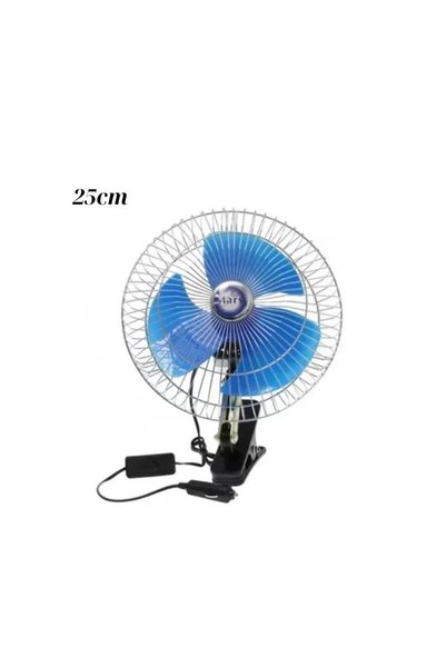 OEM Ανεμιστήρας για αναπτήρα αυτοκινήτου 24V 25 εκ. με μανταλάκι σε μπλε χρώμα