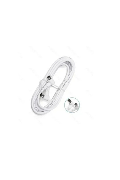 OEM Καλώδιο επέκτασης τηλεόρασης TV Cable 5m/ Right Angle 90° σε λευκό χρώμα