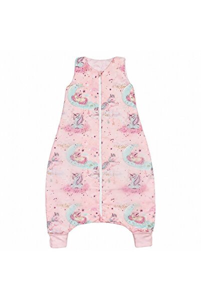 Kidizi Sac de dormit copii cu picioare copii Pink Moon Unicorn 3-5 ani, 1 TOG...