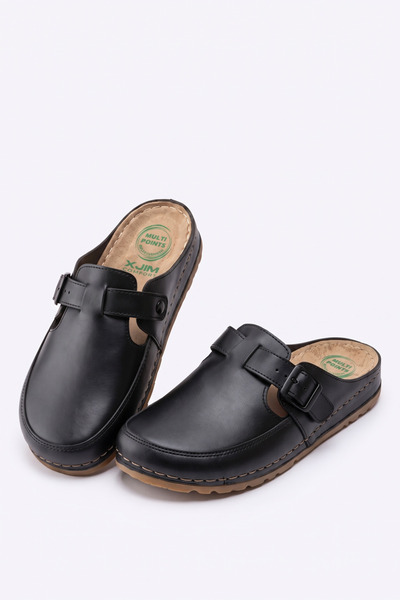 XJIM Unisex Closed Sabo Slippers Orthopedic Sole Lightweight Non-Slip Comfortable Daily Work Slippers