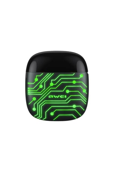 AWEI T28 Pro Ακουστικό Bluetooth Handsfree Πράσινο Ice Crack