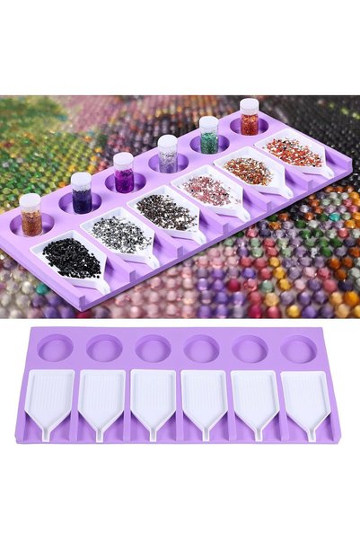 Generic Diamond Painting Accessories Tray Organizer, Art Painting Beads Sorti...