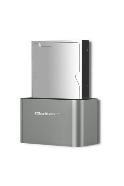 Qoltec 50315 HDD/SSD Docking Station, 2.5"/3.5", SATA, USB 3.0