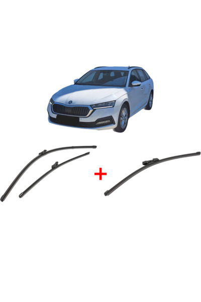 VALEO Set of 3 wiper blades SKODA OCTAVIA IV Combi (NX5, PV5) 2019, windscree...