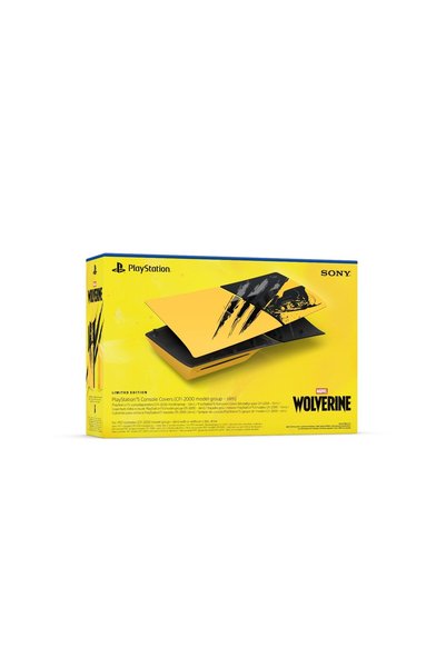 Sony PlayStation 5 Slim Wolverine Sarı Limited Edition Kapak Seti
