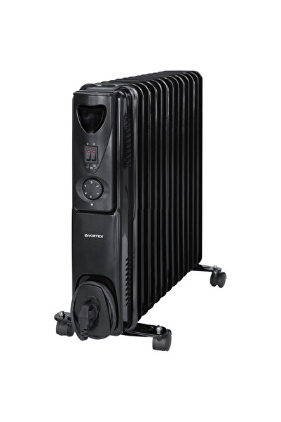 Vortex Radiator electric cu ulei VO4265BK, 13 elemente, 3000W, negru