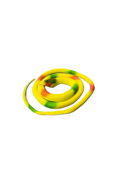 OEM Ψεύτικο παιχνίδι φιδάκι Fake Snake σε κίτρινο χρώμα