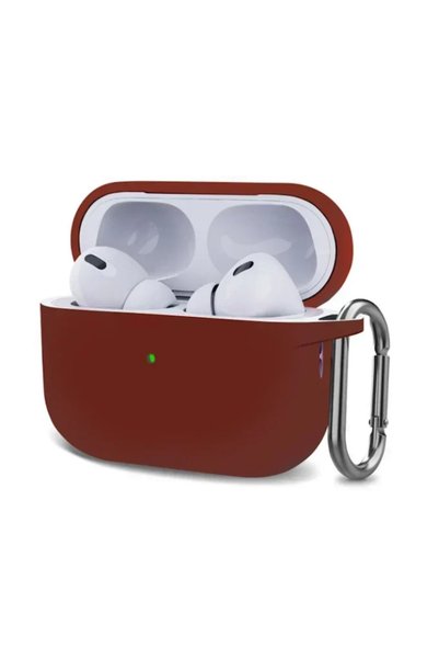 Apple Θήκη σιλικόνης με γάντζο για Airpods Pro 2nd Gen σε κόκκινο χρώμα