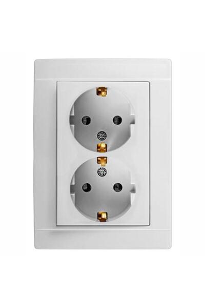 OEM PS-2512 Double Socket (White)