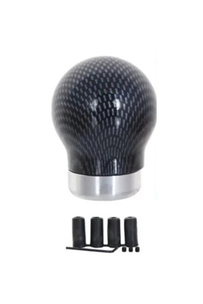 OEM Πόμολο ταχυτήτων μαύρο Carbon 2001060 Universal