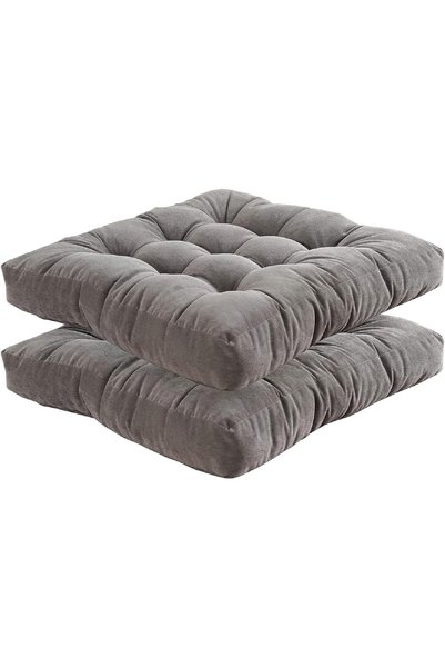 Generic 2 Pack Floor Pillow,Floor Cushion,Square Large Pillows Seating for Ad...