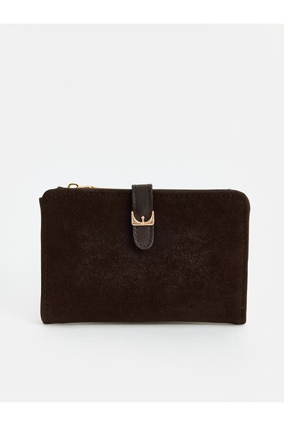 LC Waikiki NEVAVM Farkıyla LCW ACCESSORIES محفظة نسائية بنية اللون