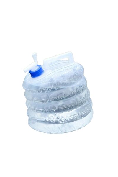 OEM Πτυσσόμενος κουβάς 5L - με βιδωτό καπάκι και ρυθμιζόμενη ροή νερού