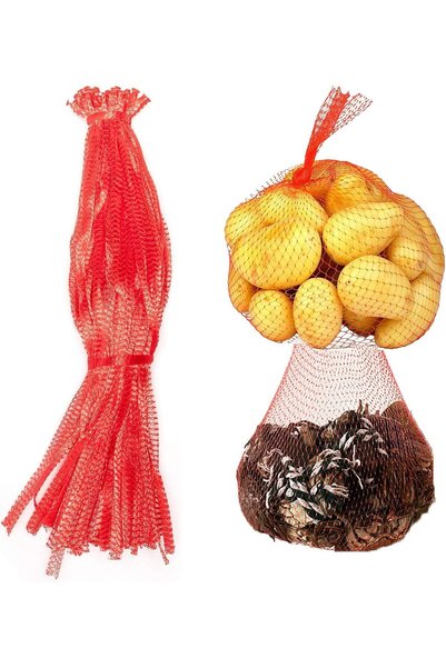 Generic 100Pcs Reusable Produce Bags, Shellvcase Onion Fruits Mesh Produce Ba...