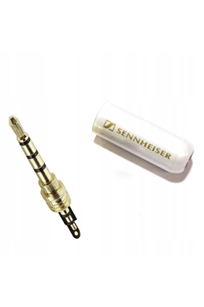 Sennheiser Mufă jack 3.5 mm de înaltă calitate, cu 4 contacte stereo, aurit m...