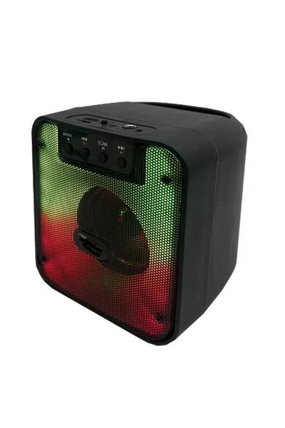 Andowl Μικρό επαναφορτιζόμενο ηχείο 4” Bluetooth με LED φωτισμό Q-YX152