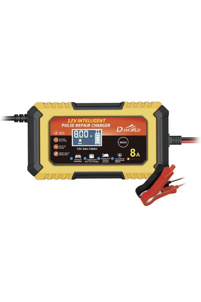 OEM Έξυπνος φορτιστής μπαταρίας 12V 8A D.World DW-12033