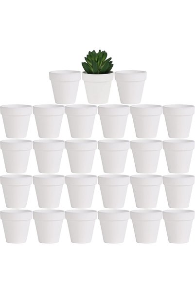 Generic 27 pcs Small Mini Clay Pots, Terracotta Pot Clay Ceramic Pottery Plan...