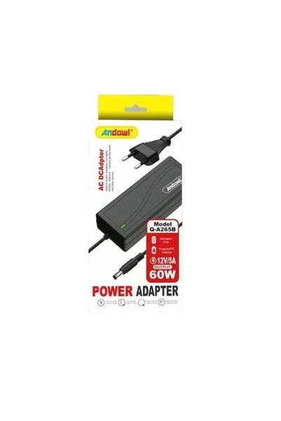 Andowl Φορτιστής universal Laptop 60W 12V 5A με αντάπτορα τροφοδοσίας Q-A265B...