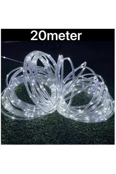 OEM Χριστουγεννιάτικα Λαμπάκια/σωλήνας LED Λευκού Φωτισμού με Καλώδιο 20m