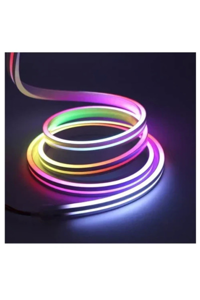 OEM Εύκαμπτος Σωλήνας LED RGBIC 5m με Τηλεχειριστήριο και Φωνητική Εντολή LD05