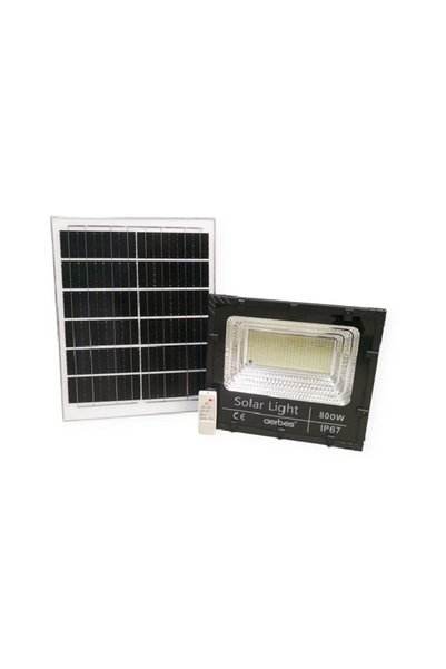 OEM Ηλιακός προβολέας LED 800W 425LED 6500K με τηλεχειριστήριο Aerbes AB-T6800