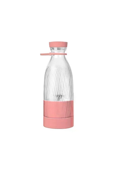 OEM Φορητό ηλεκτρικό μπλέντερ χειρός 500ml Juicing Cup σε ροζ χρώμα