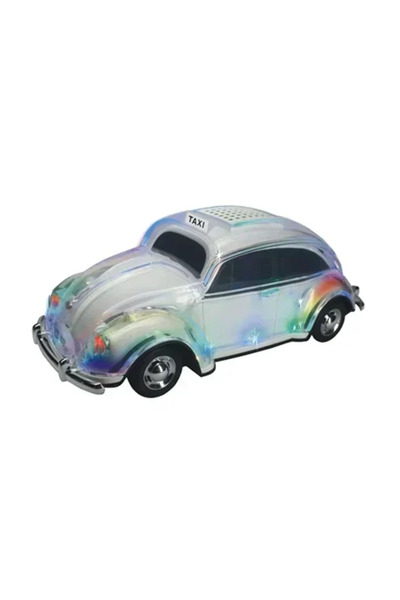 OEM Ασύρματο ηχείο Taxi Car Wireless Speaker με LED φωτισμό WS-1937BT σε λευκ...