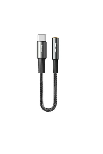 Remax Αντάπτορας ήχου Type-C to 3.5mm C23 σε μαύρο χρώμα