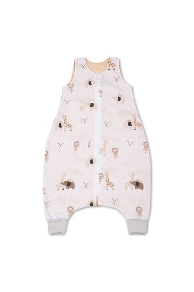Kidizi Sac de dormit cu picioare copii Safari Beige 18-36 luni – 1 TOG, manse...