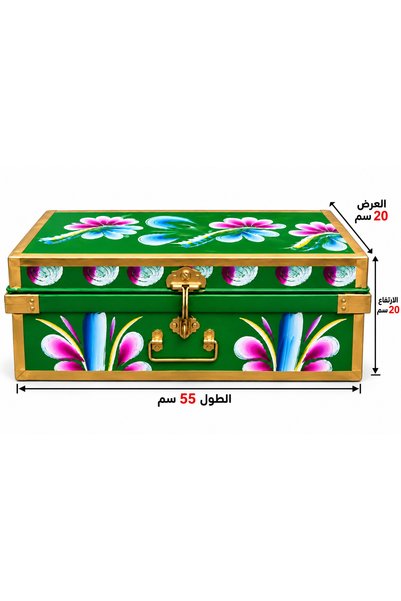 Generic Brand Decorative Traditional Box with Gold Frame – Multiple Colors