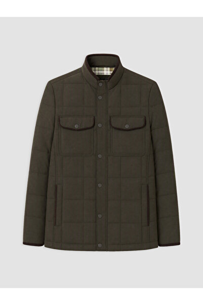 LC Waikiki معطف LCWAIKIKI Classic Khaki ذو تصميم عادي للرجال من NEVAVM