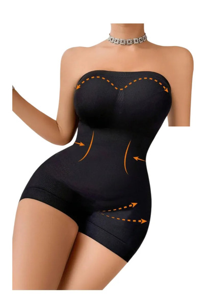 OEM Κορσές σύσφιξης μαύρος - Slimming Bustier