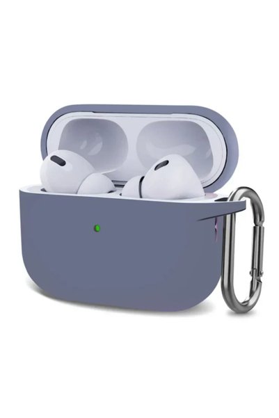 Apple Θήκη σιλικόνης με γάντζο για Airpods Pro 2nd Gen λεβάντα