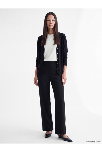 LC Waikiki Nevavm Farkıyla Lcw Everyday Black Diving Fabric Plain Standard & ...