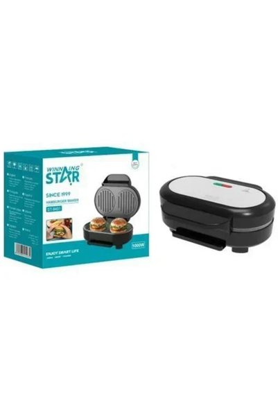 OEM Συσκευή παρασκευής burger 1000W Winning Star ST-9451 σε μαύρο χρώμα