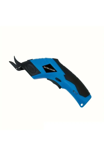 OEM Ασύρματο ηλεκτρικό ψαλίδι υφασμάτων 400rpm σε μπλε χρώμα