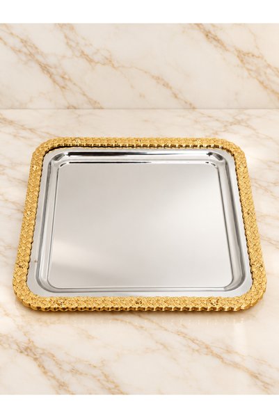 atabey home 4'LÜ DÖKÜM TEPSİLİ - KAPAKLI ÇEREZLİK & ŞEKERLİK & KASE SETİ HASIR GÜMÜŞ-GOLD