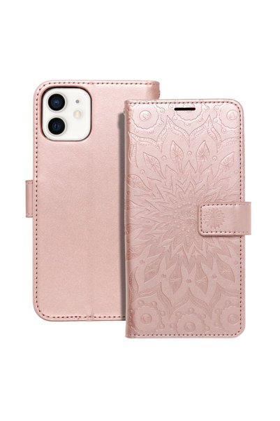 Mezzo Husă flip cover pentru iPhone 12, 12 Pro, roz