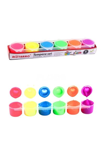 OEM Τέμπερες ζωγραφικής Neon 15ml 6 τεμάχια