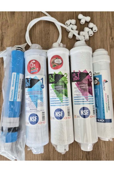 NSF onaylı FLT serisi 5 'li su arıtma filtre takımı